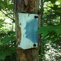 Old signage for the John Muir Trail, Big South Fork - 19